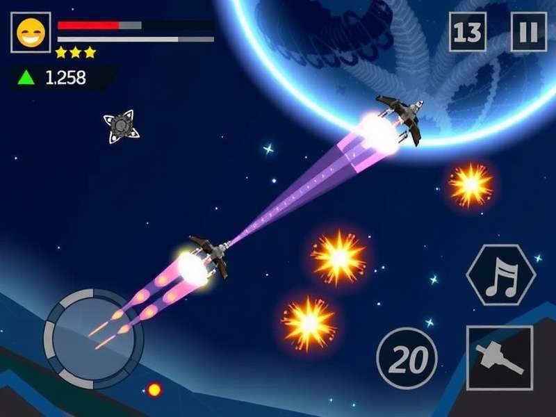 Lunar Strike Force Gameplay Screenshot